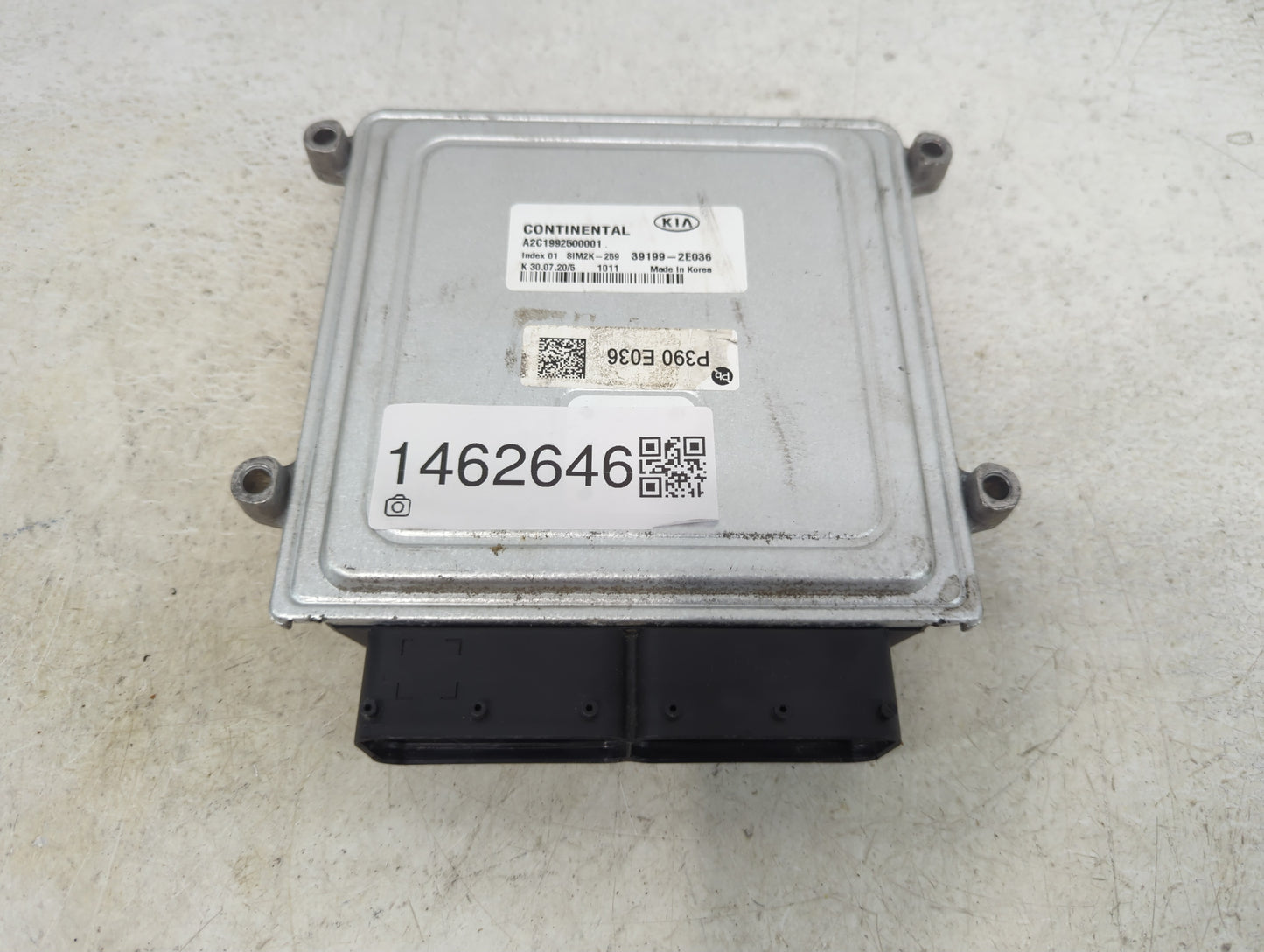 2019-2021 Kia Forte PCM Engine Control Computer ECU ECM PCU OEM P/N:A2C1992500001 SIM2K-259, 39199-2E036 Fits Fits 2019 2020