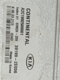 2020-2021 Kia Forte PCM Engine Control Computer ECU ECM PCU OEM P/N:A2C1992500001 SIM2K-259, 39199-2E036 Fits Fits 2020 2021