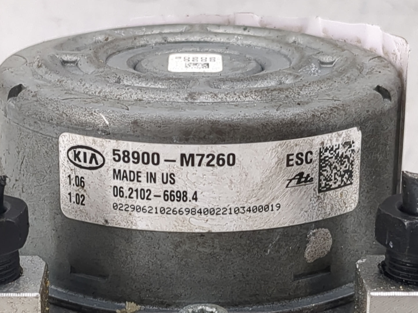 2019-2021 Kia Forte ABS Pump Control Module Replacement P/N:58900-M7260 06.2102-6698.4 Fits Fits 2019 2020 2021 OEM Used Aut