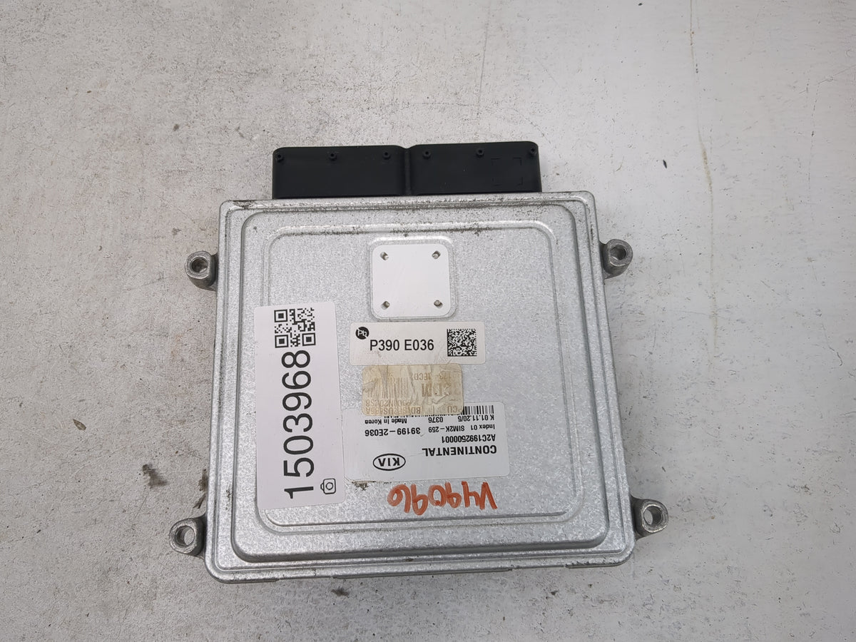 2019-2021 Kia Forte PCM Engine Control Computer ECU ECM PCU OEM P/N:39199-2E036 A2C1992500001, SIM2K-259 Fits Fits 2019 2020