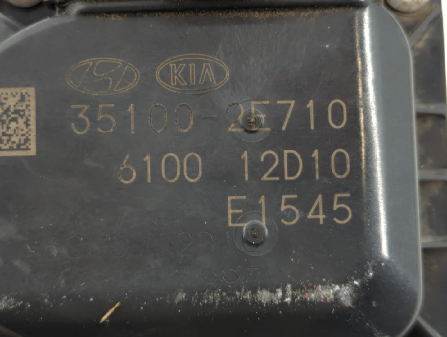 2020-2022 Kia Forte Throttle Body P/N:35100-2E710 Fits Fits 2020 2021 2022 OEM Used Auto Parts - Oemusedautoparts1.com