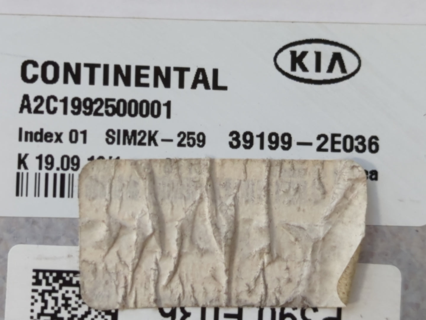 2019-2021 Kia Forte PCM Engine Control Computer ECU ECM PCU OEM P/N:39199-2E036 Fits Fits 2019 2020 2021 OEM Used Auto Parts