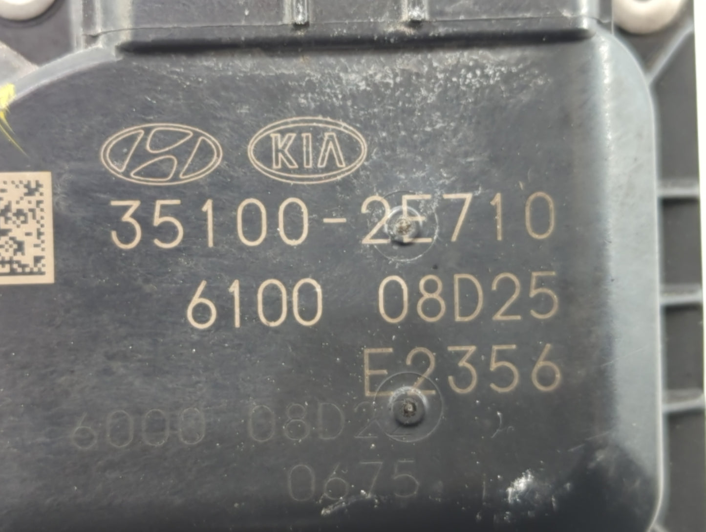 2020-2022 Kia Forte Throttle Body P/N:6100 08D25 35100-2E710 Fits Fits 2020 2021 2022 OEM Used Auto Parts - Oemusedautoparts