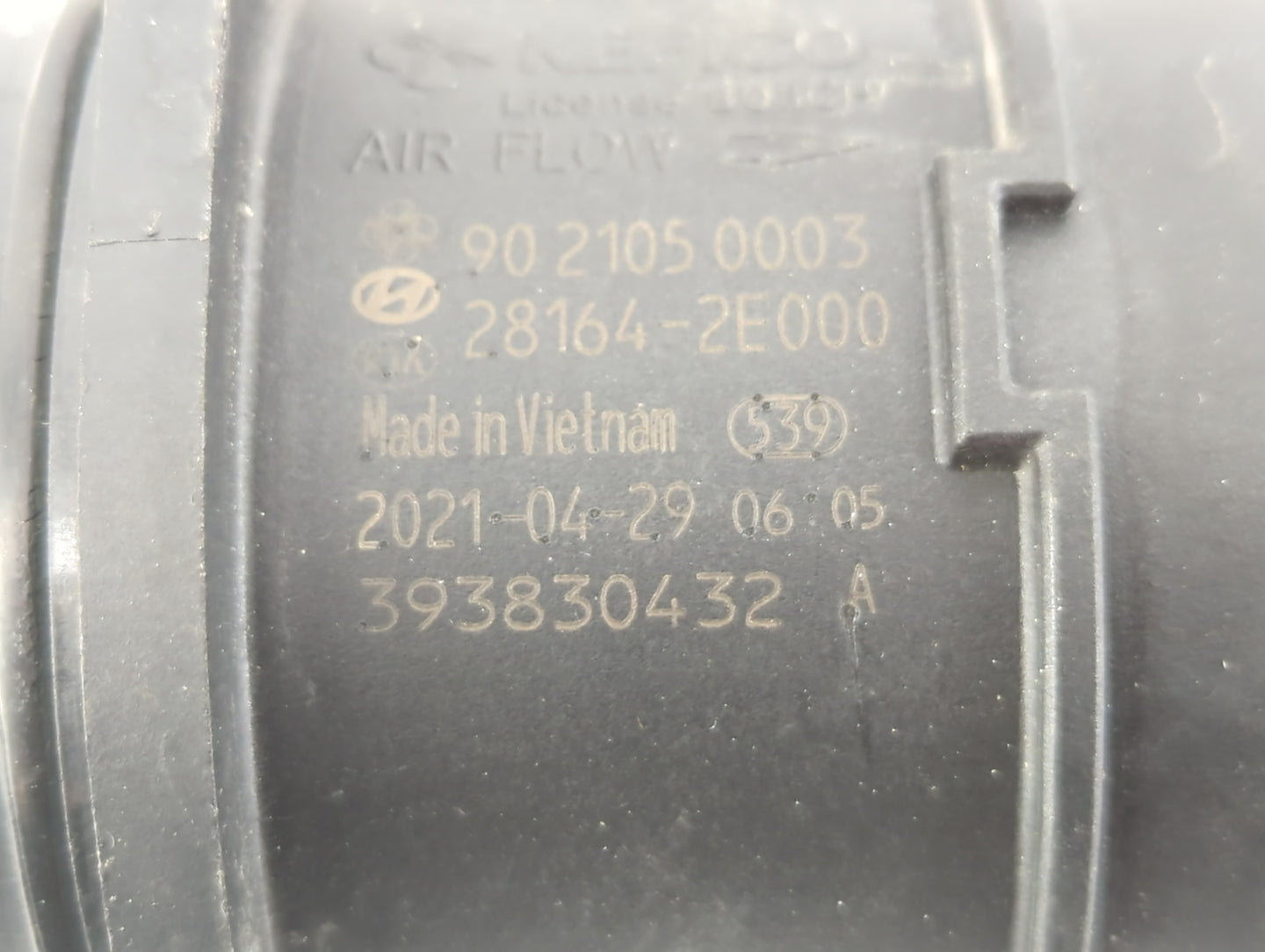 2019-2022 Kia Forte Mass Air Flow Meter Maf - Oemusedautoparts1.com