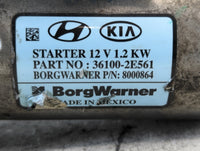 2017-2022 Kia Forte Car Starter Motor Solenoid OEM P/N:36100-2E561 Fits Fits 2017 2018 2019 2020 2021 2022 OEM Used Auto Par