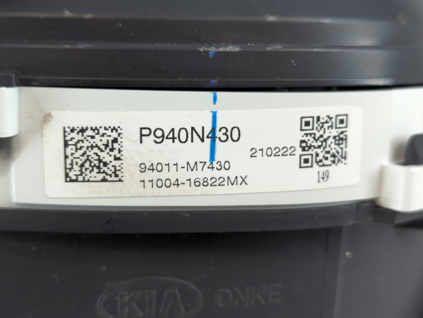 2019-2021 Kia Forte Instrument Cluster Speedometer Gauges P/N:P940N430 94011-M7430 Fits Fits 2019 2020 2021 OEM Used Auto Pa