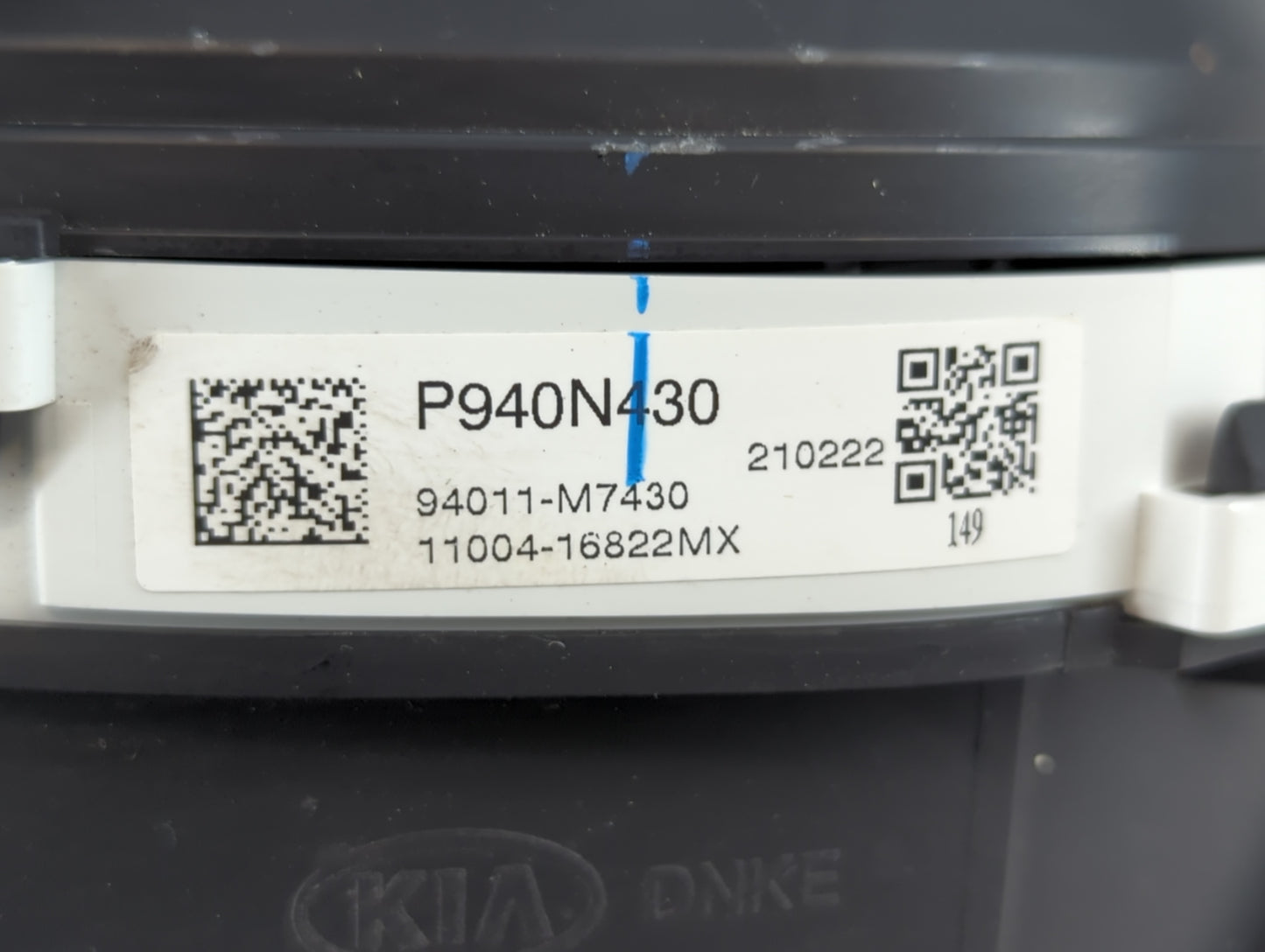 2019-2021 Kia Forte Instrument Cluster Speedometer Gauges P/N:P940N430 94011-M7430 Fits Fits 2019 2020 2021 OEM Used Auto Pa