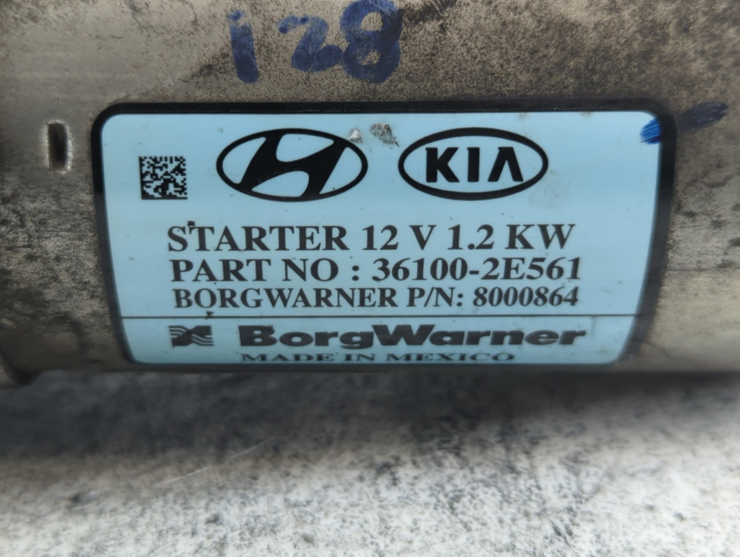 2017-2022 Kia Forte Car Starter Motor Solenoid OEM P/N:36100-2E561 Fits Fits 2017 2018 2019 2020 2021 2022 OEM Used Auto Par