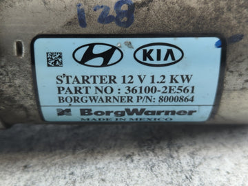 2017-2022 Kia Forte Car Starter Motor Solenoid OEM P/N:36100-2E561 Fits Fits 2017 2018 2019 2020 2021 2022 OEM Used Auto Parts
