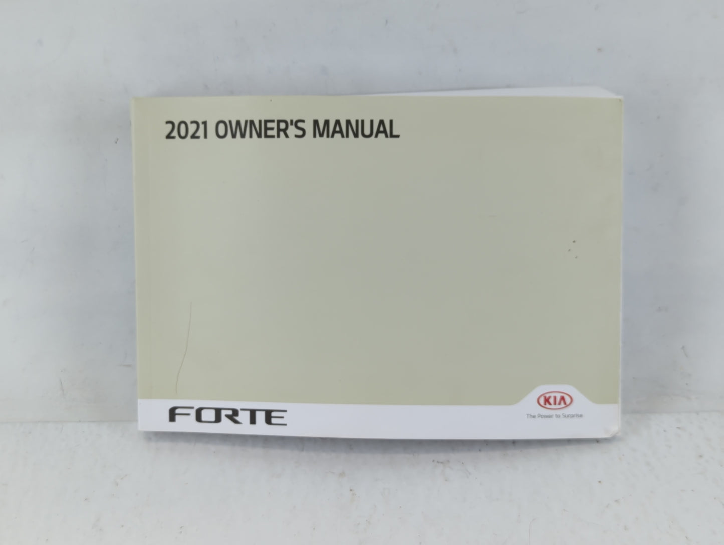 2021 Kia Forte Owners Manual Book Guide P/N:DLS4-EC12A OEM Used Auto Parts - Oemusedautoparts1.com