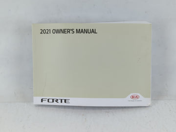2021 Kia Forte Owners Manual Book Guide P/N:DLS4-EC12A OEM Used Auto Parts - Oemusedautoparts1.com