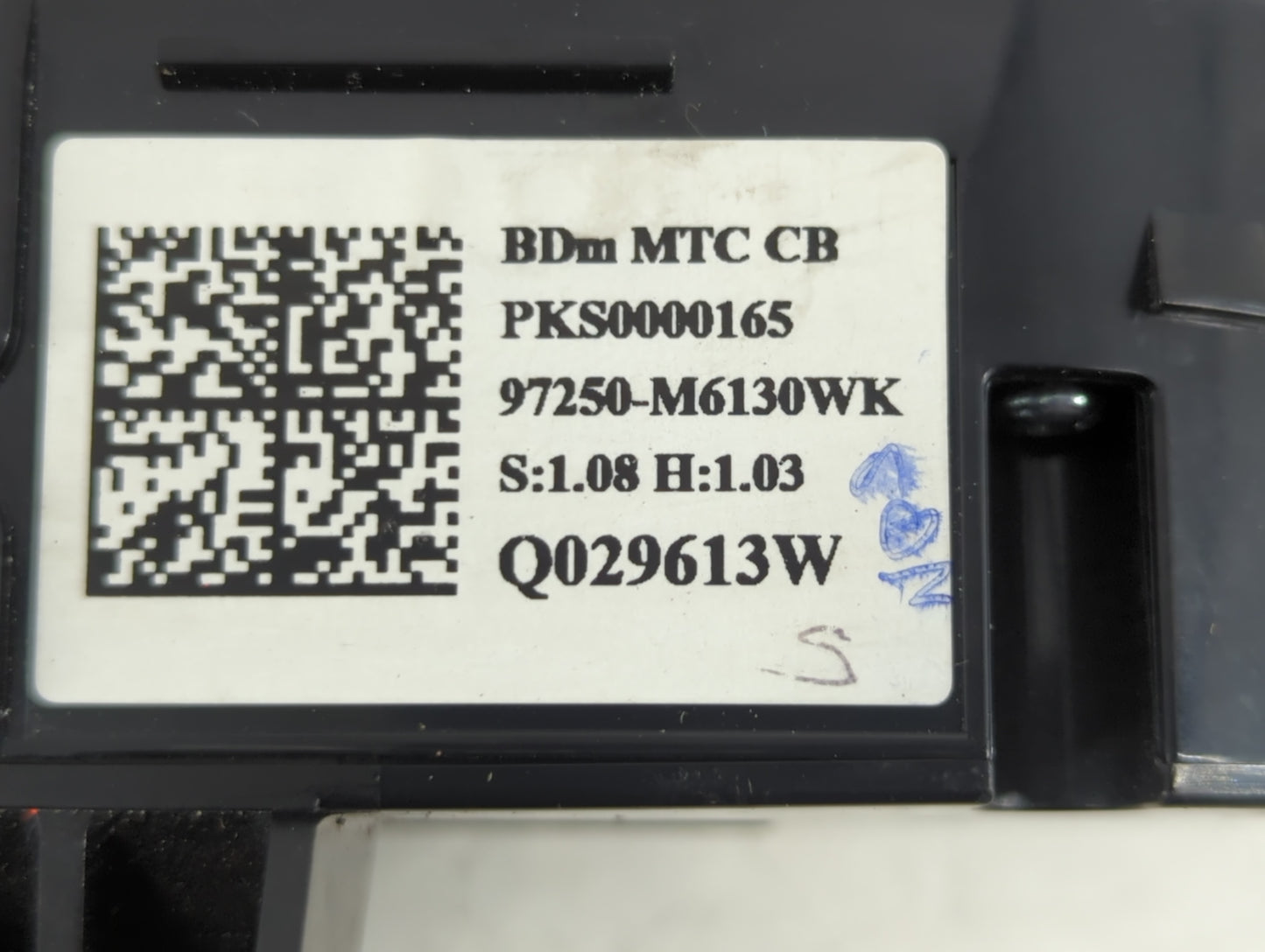 2019-2021 Kia Forte Climate Control Module Temperature AC/Heater Replacement P/N:Q029613W 97250-M6130WK Fits Fits 2019 2020 