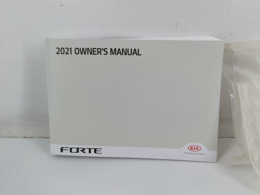 2021 Kia Forte Owners Manual Book Guide P/N:DLS4-EU06A OEM Used Auto Parts