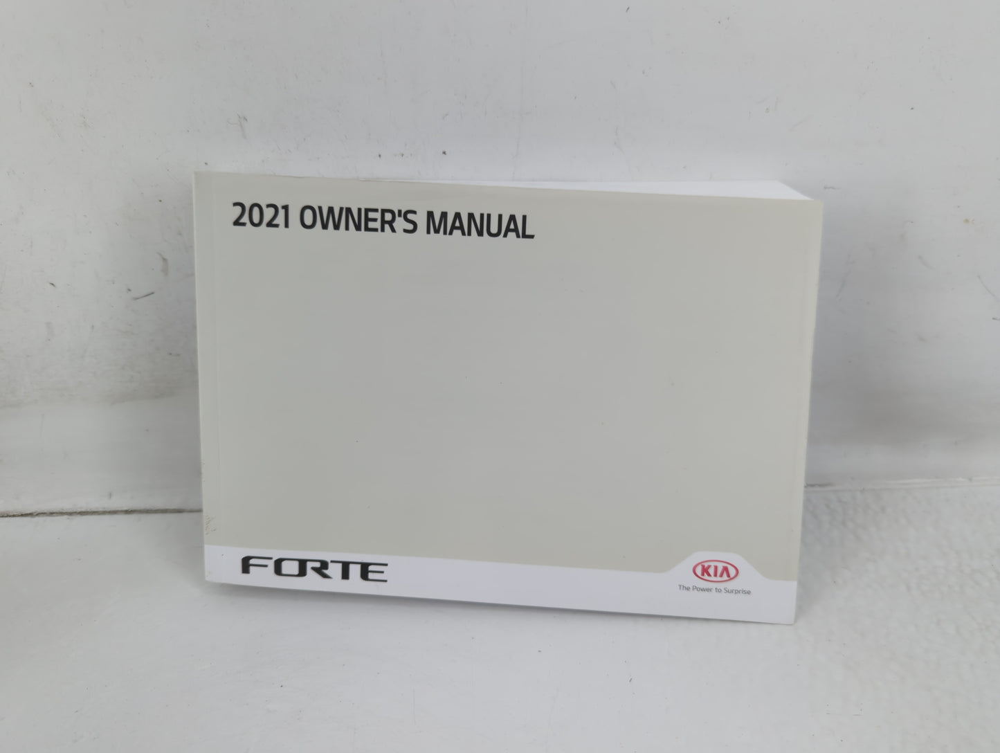 2021 Kia Forte Owners Manual Book Guide P/N:DLS4-EU06A OEM Used Auto Parts - Oemusedautoparts1.com