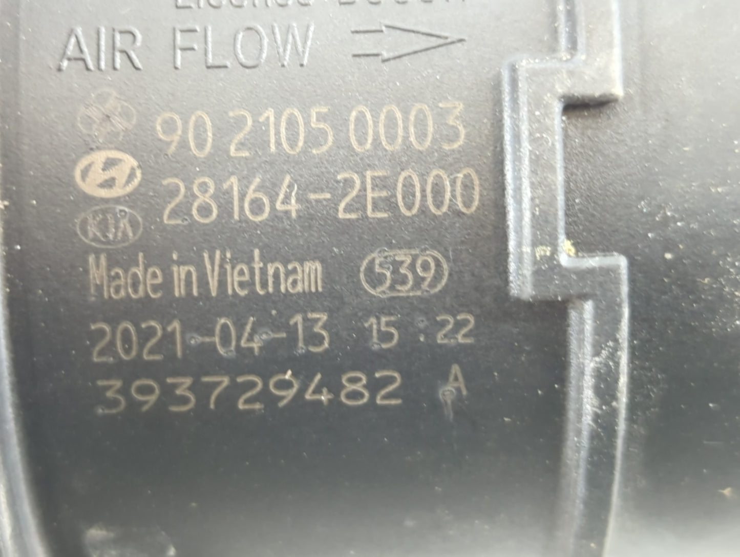 2019-2022 Kia Forte Mass Air Flow Meter Maf - Oemusedautoparts1.com