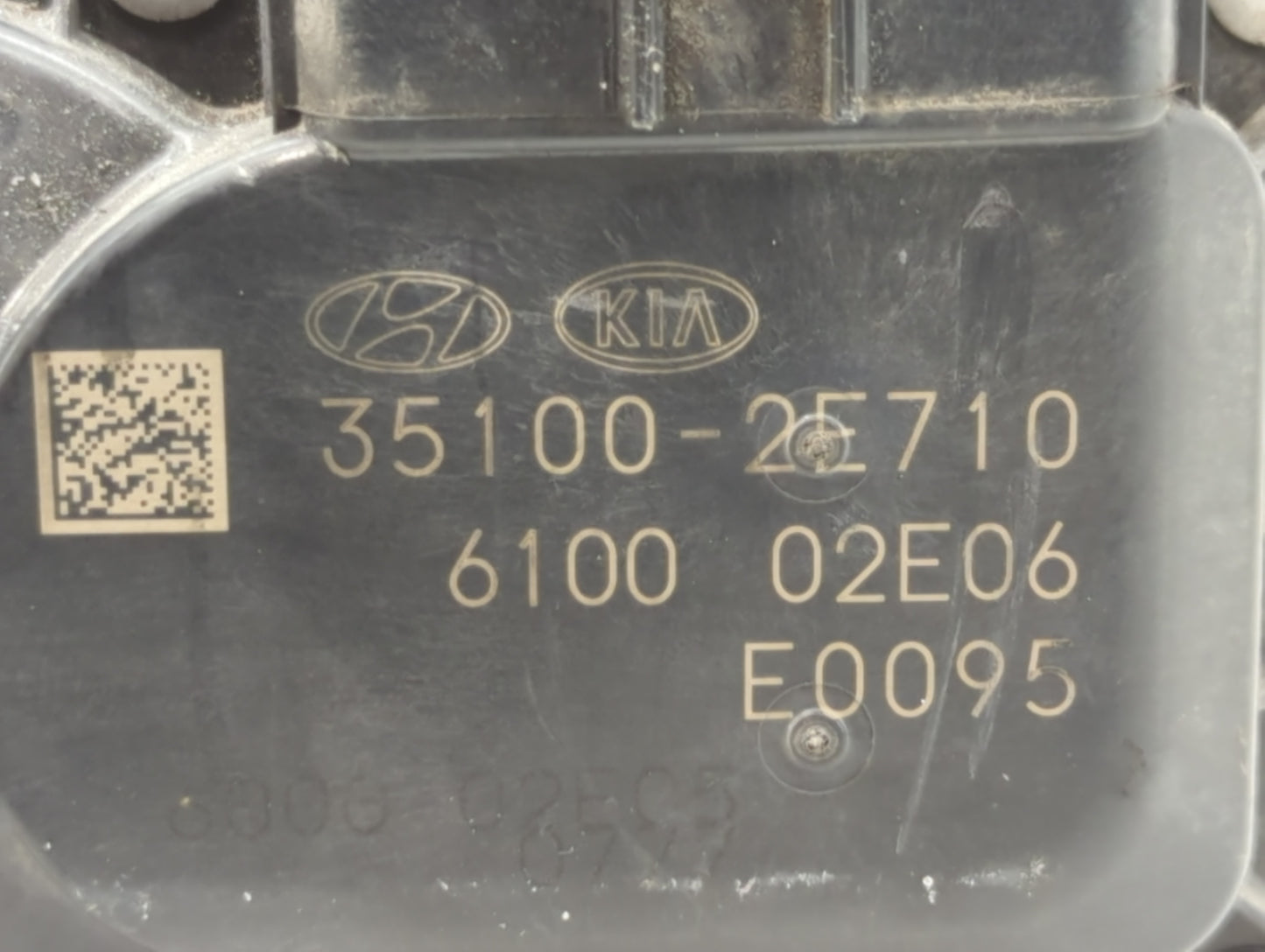 2020-2022 Kia Forte Throttle Body P/N:E0095 6100 02E06, 35100-2E710 Fits Fits 2020 2021 2022 OEM Used Auto Parts - Oemusedau