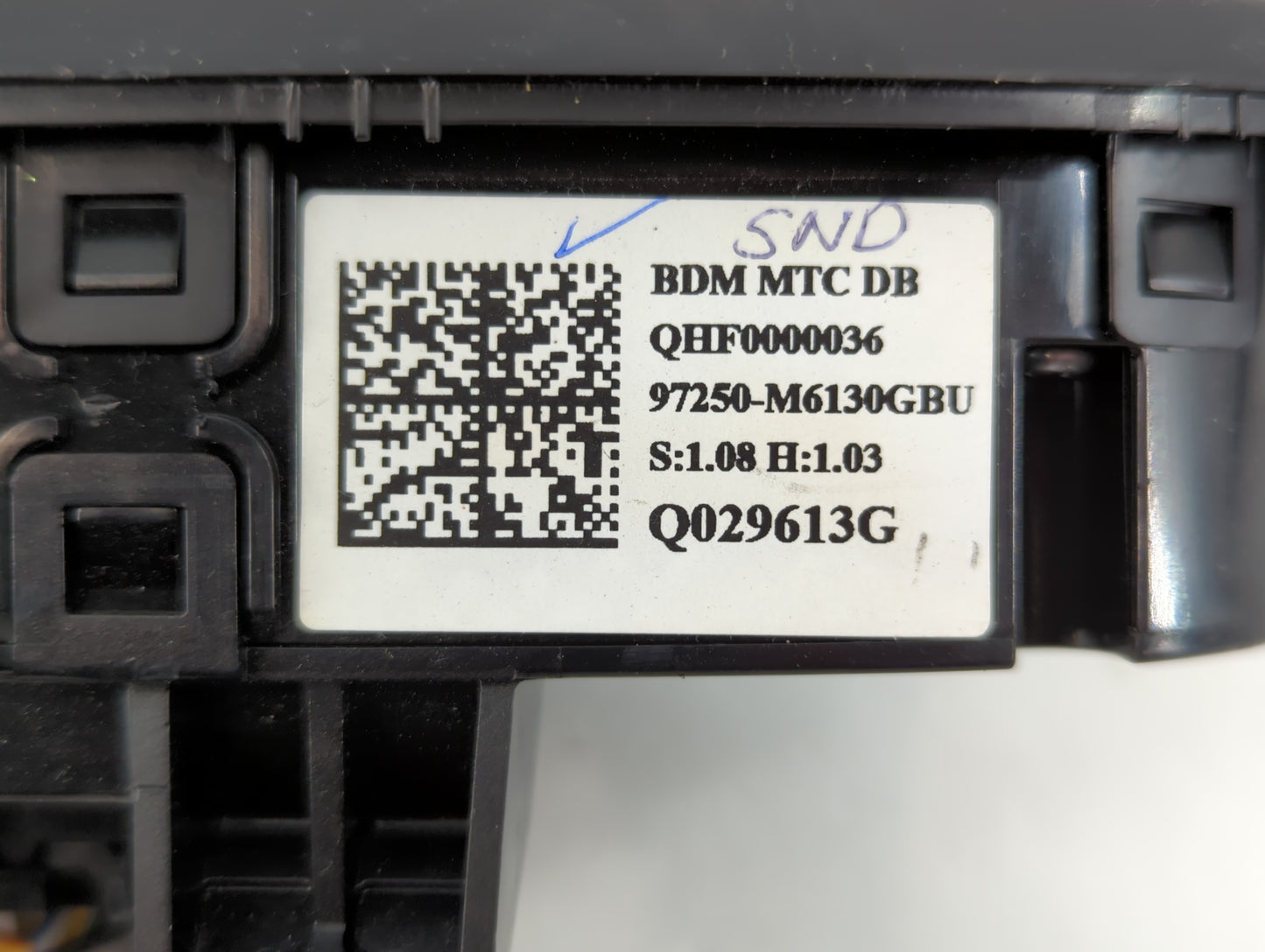 2019-2021 Kia Forte Climate Control Module Temperature AC/Heater Replacement P/N:97250-M6130GBU Fits Fits 2019 2020 2021 OEM