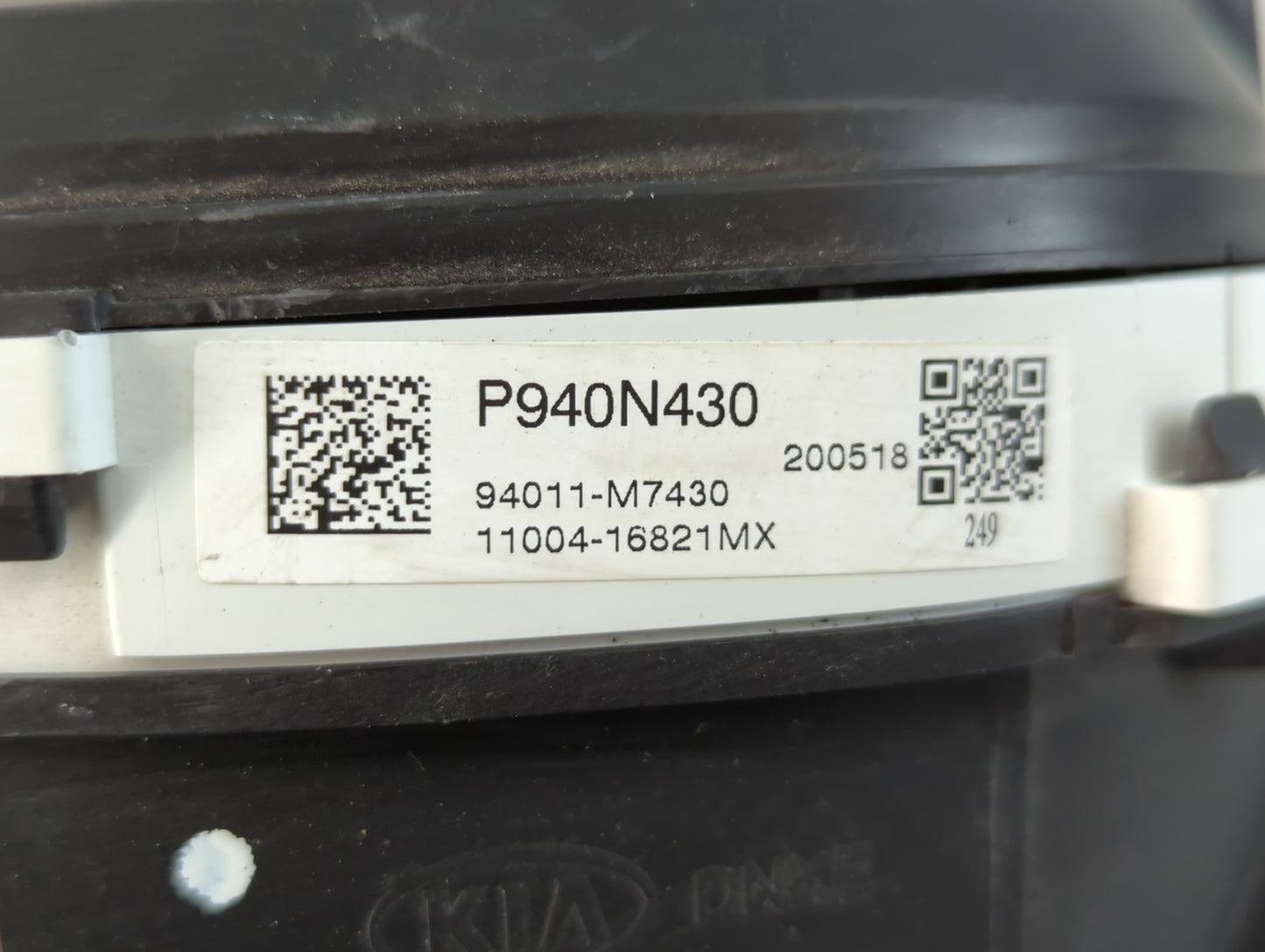 2019-2021 Kia Forte Instrument Cluster Speedometer Gauges P/N:P940N430 Fits Fits 2019 2020 2021 OEM Used Auto Parts - Oemuse