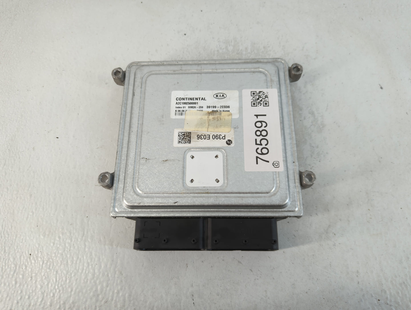2020-2021 Kia Forte PCM Engine Control Computer ECU ECM PCU OEM P/N:39199-2E036 Fits Fits 2020 2021 OEM Used Auto Parts - Oe