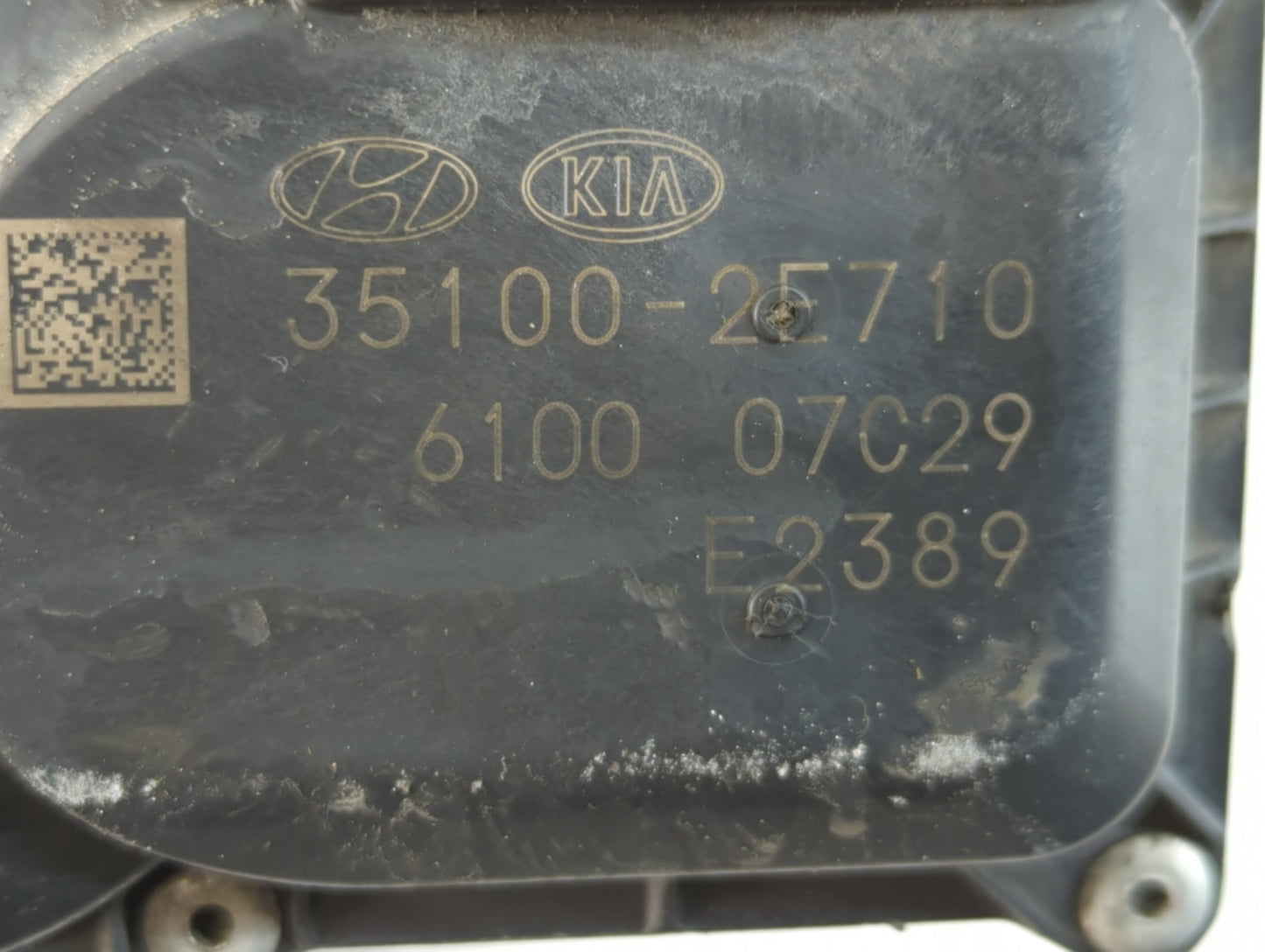 2020-2022 Kia Forte Throttle Body P/N:35100-2E710 Fits Fits 2020 2021 2022 OEM Used Auto Parts - Oemusedautoparts1.com