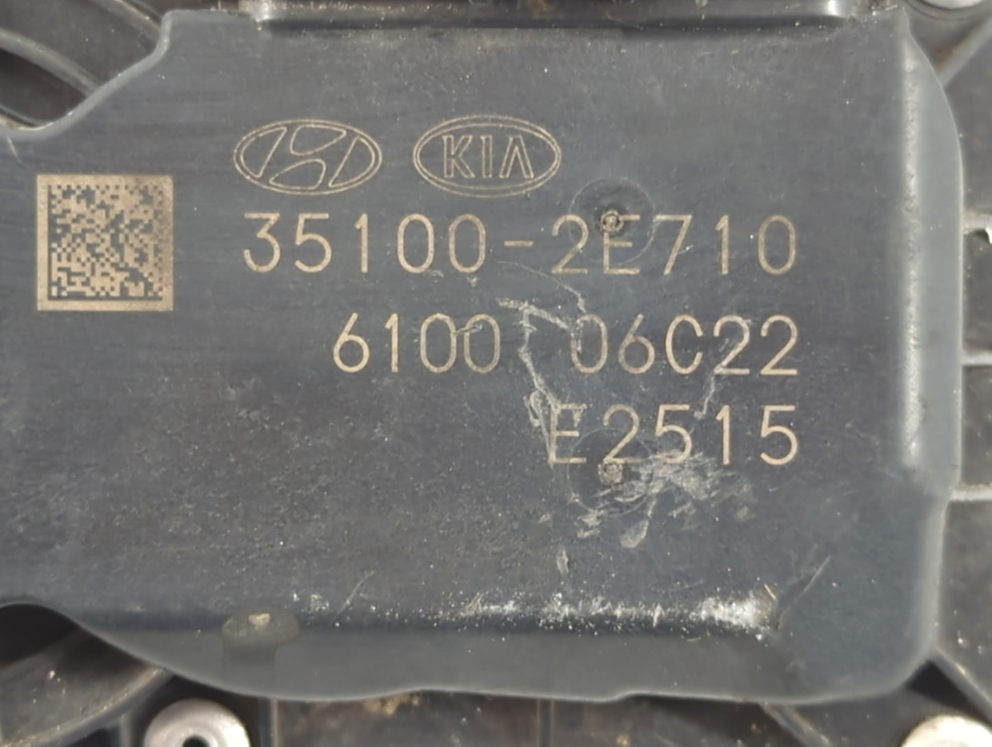 2020-2022 Kia Forte Throttle Body P/N:35100-2E710 Fits Fits 2020 2021 2022 OEM Used Auto Parts - Oemusedautoparts1.com