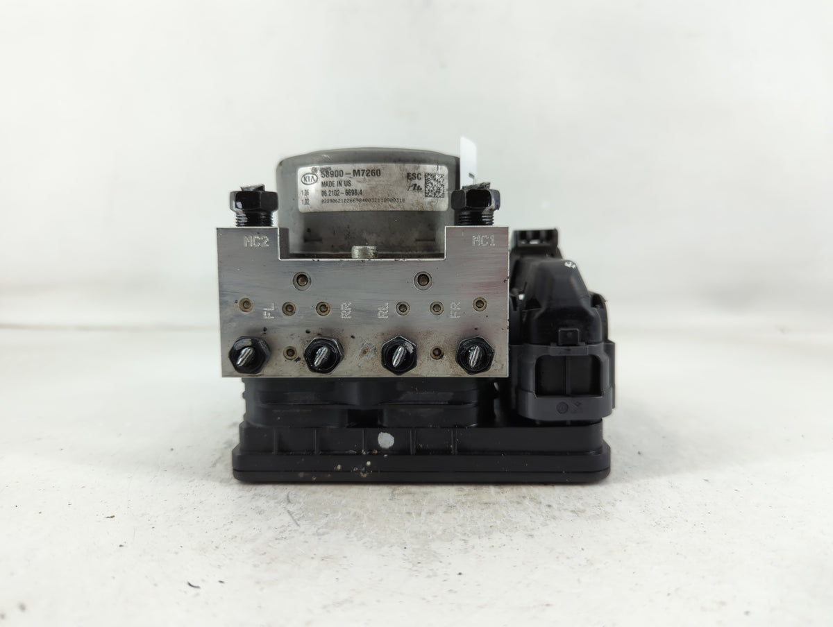 2019-2021 Kia Forte Anti-Lock Brake ABS Pump Module Actuator OEM P/N:58900-A7260 Fits Fits 2019 2020 2021 OEM Used Auto Part