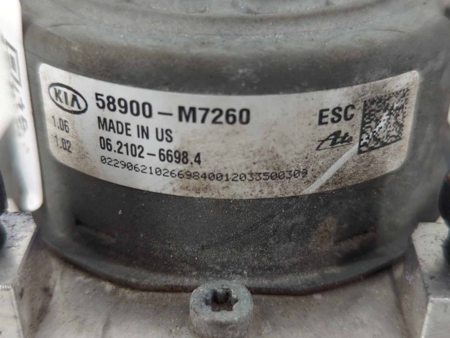 2019-2021 Kia Forte ABS Pump Control Module Replacement P/N:58900-M7260 Fits Fits 2019 2020 2021 OEM Used Auto Parts - Oemus
