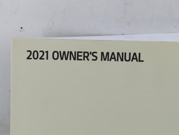 2021 Kia Forte Owners Manual Book Guide P/N:DLS4-EU0NB OEM Used Auto Parts