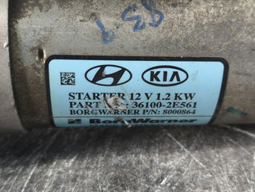 2017-2022 Kia Forte Car Starter Motor Solenoid OEM P/N:36100-2E561 Fits Fits 2017 2018 2019 2020 2021 2022 OEM Used Auto Parts
