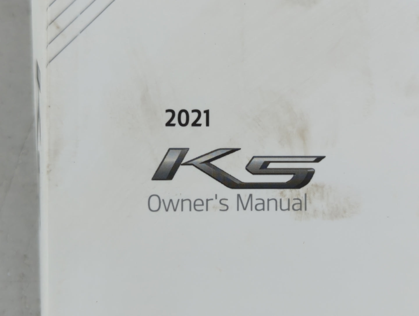 2021 Kia K5 Owners Manual Book Guide P/N:MEG5-EU07B OEM Used Auto Parts - Oemusedautoparts1.com