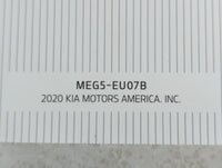 2021 Kia K5 Owners Manual Book Guide P/N:MEG5-EU07B OEM Used Auto Parts - Oemusedautoparts1.com