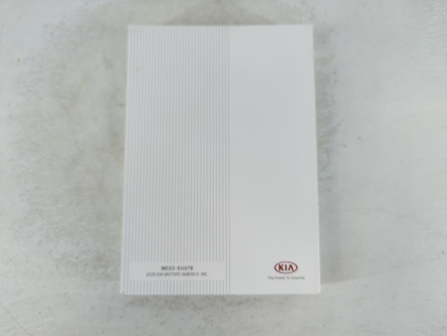 2021 Kia K5 Owners Manual Book Guide P/N:MEG5-EU07B OEM Used Auto Parts - Oemusedautoparts1.com