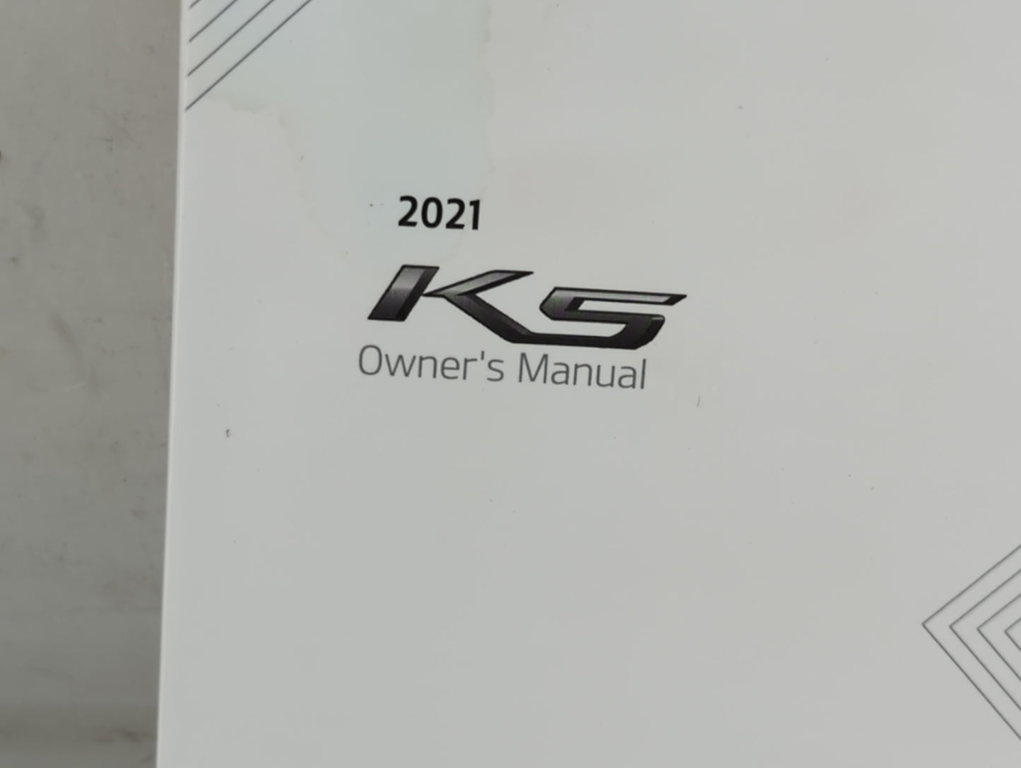 2021 Kia K5 Owners Manual Book Guide P/N:MEG5-EU07B OEM Used Auto Parts - Oemusedautoparts1.com