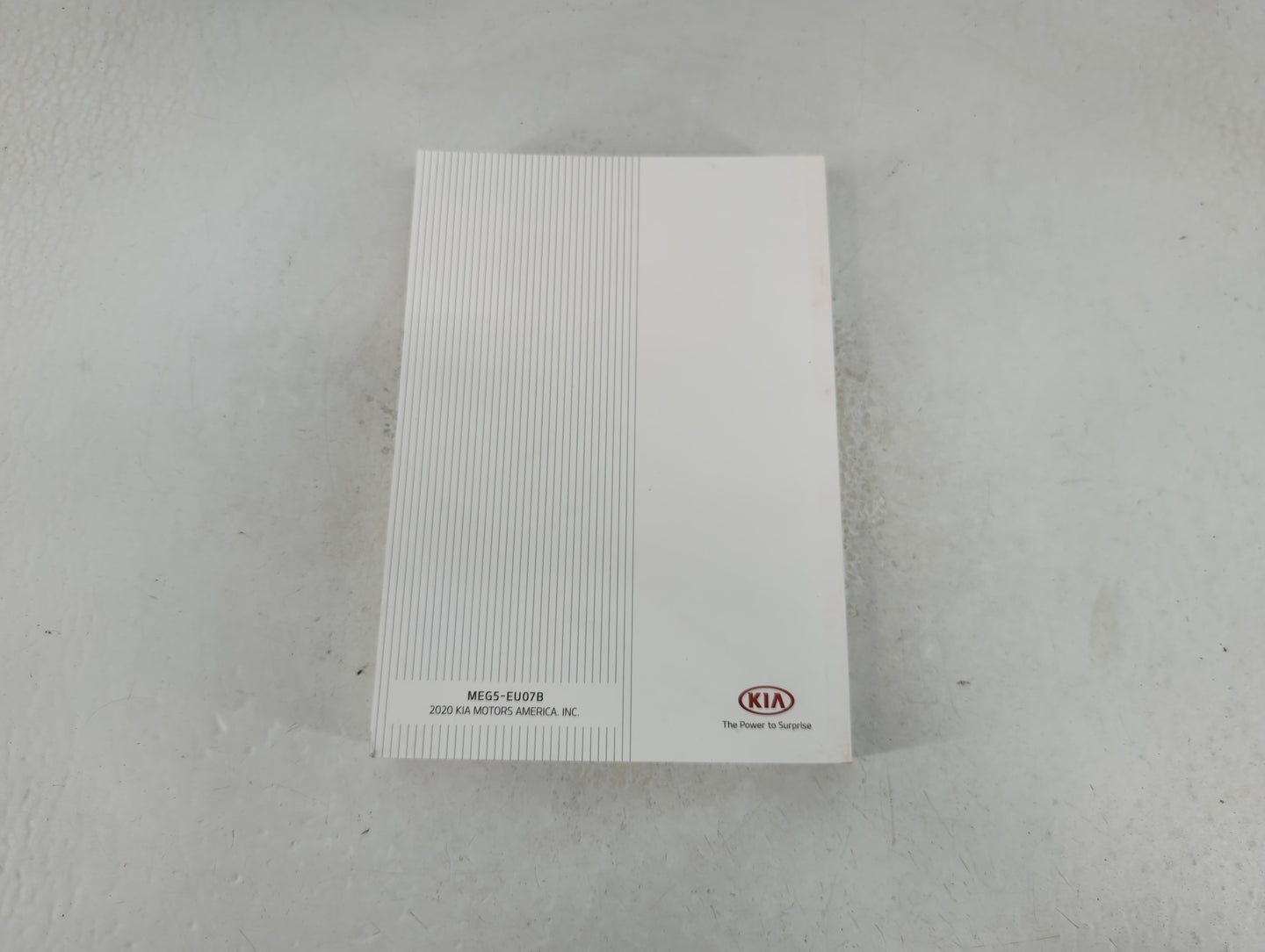 2021 Kia K5 Owners Manual Book Guide P/N:MEG5-EU07B OEM Used Auto Parts - Oemusedautoparts1.com