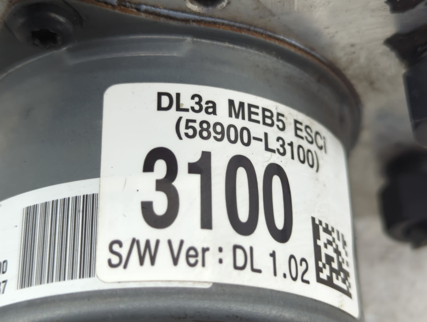 2021 Kia K5 ABS Pump Control Module Replacement P/N:58900-L3100 Fits OEM Used Auto Parts - Oemusedautoparts1.com