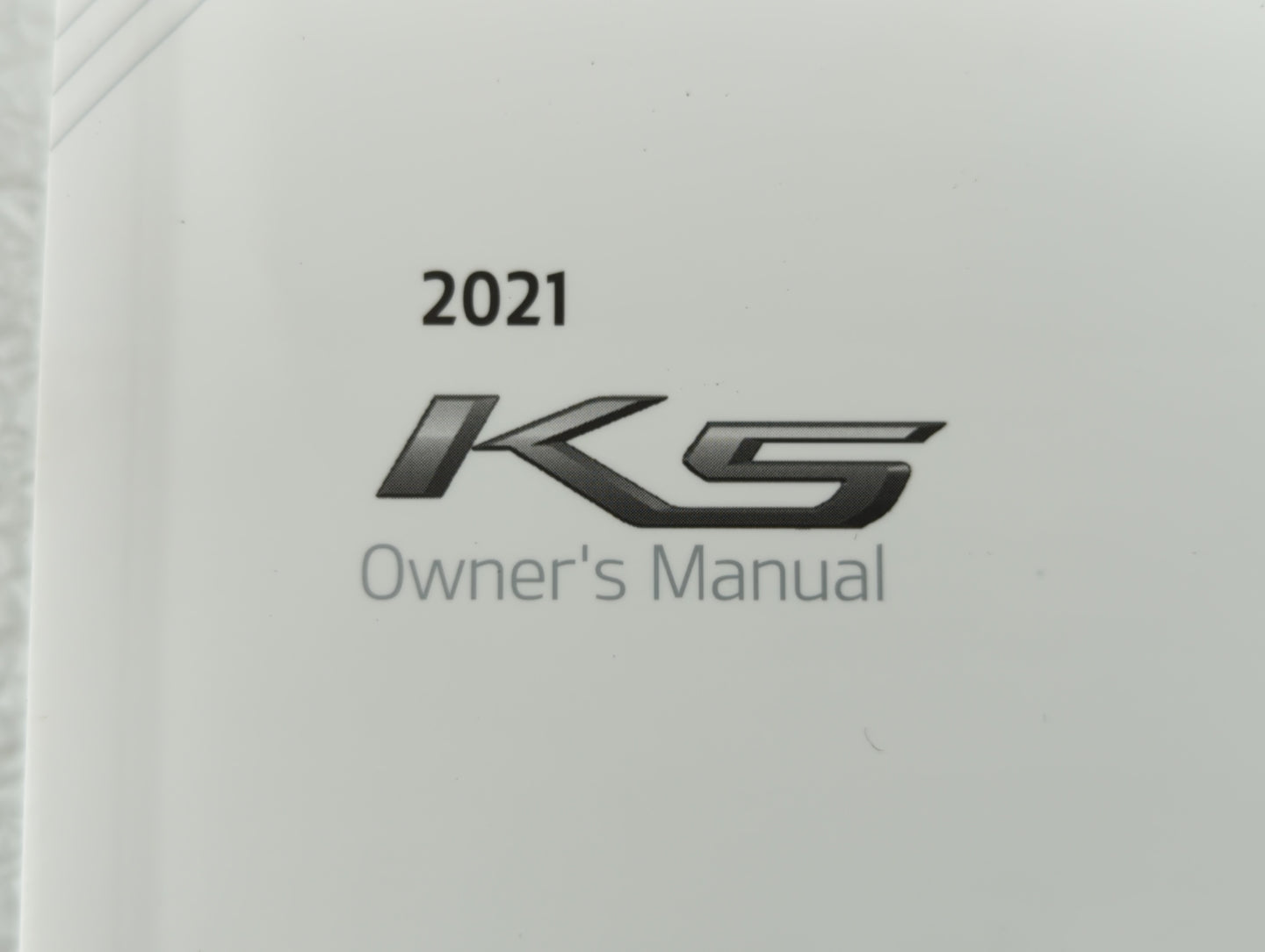 2021 Kia K5 Owners Manual Book Guide OEM Used Auto Parts - Oemusedautoparts1.com