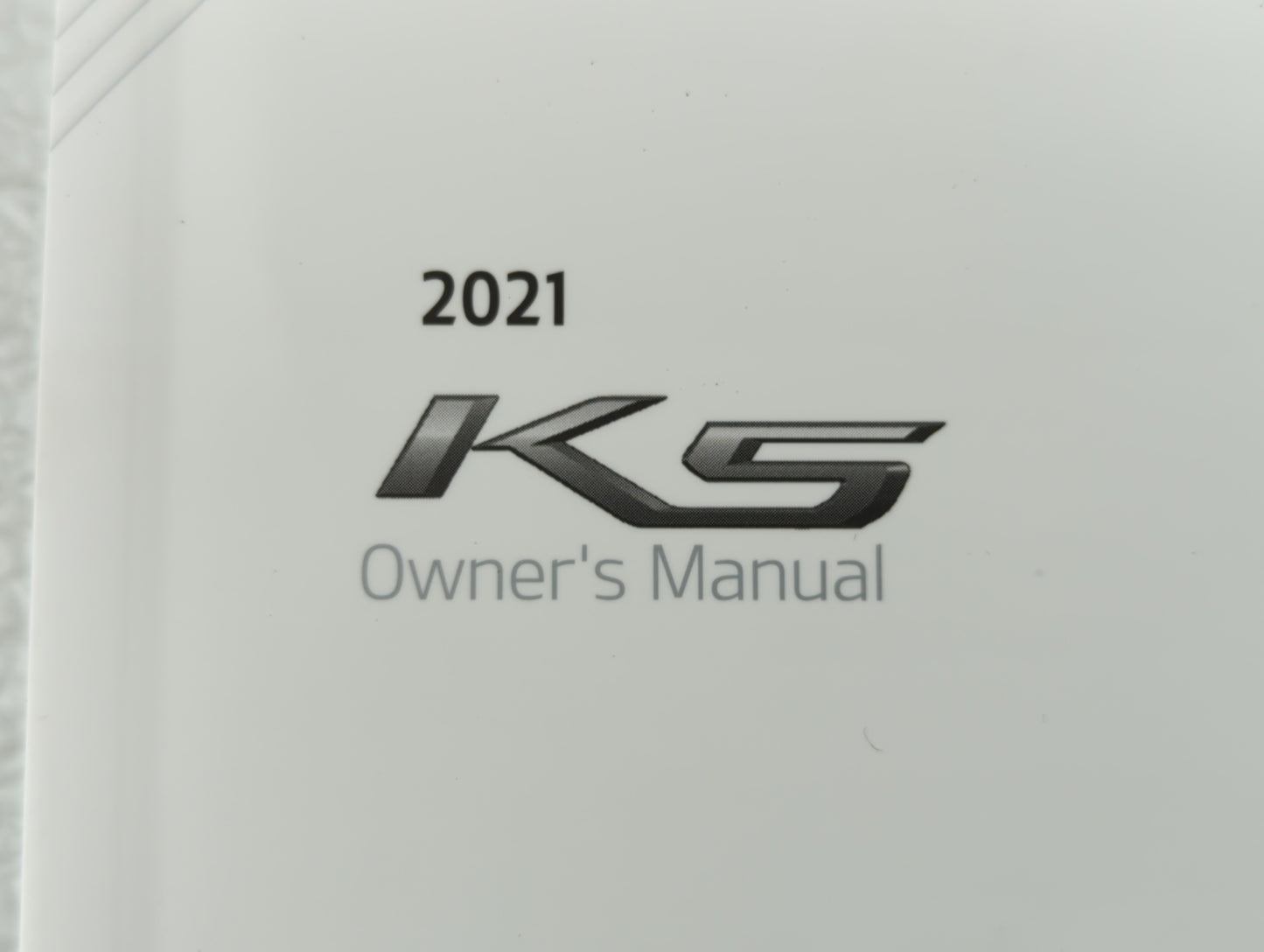 2021 Kia K5 Owners Manual Book Guide OEM Used Auto Parts - Oemusedautoparts1.com