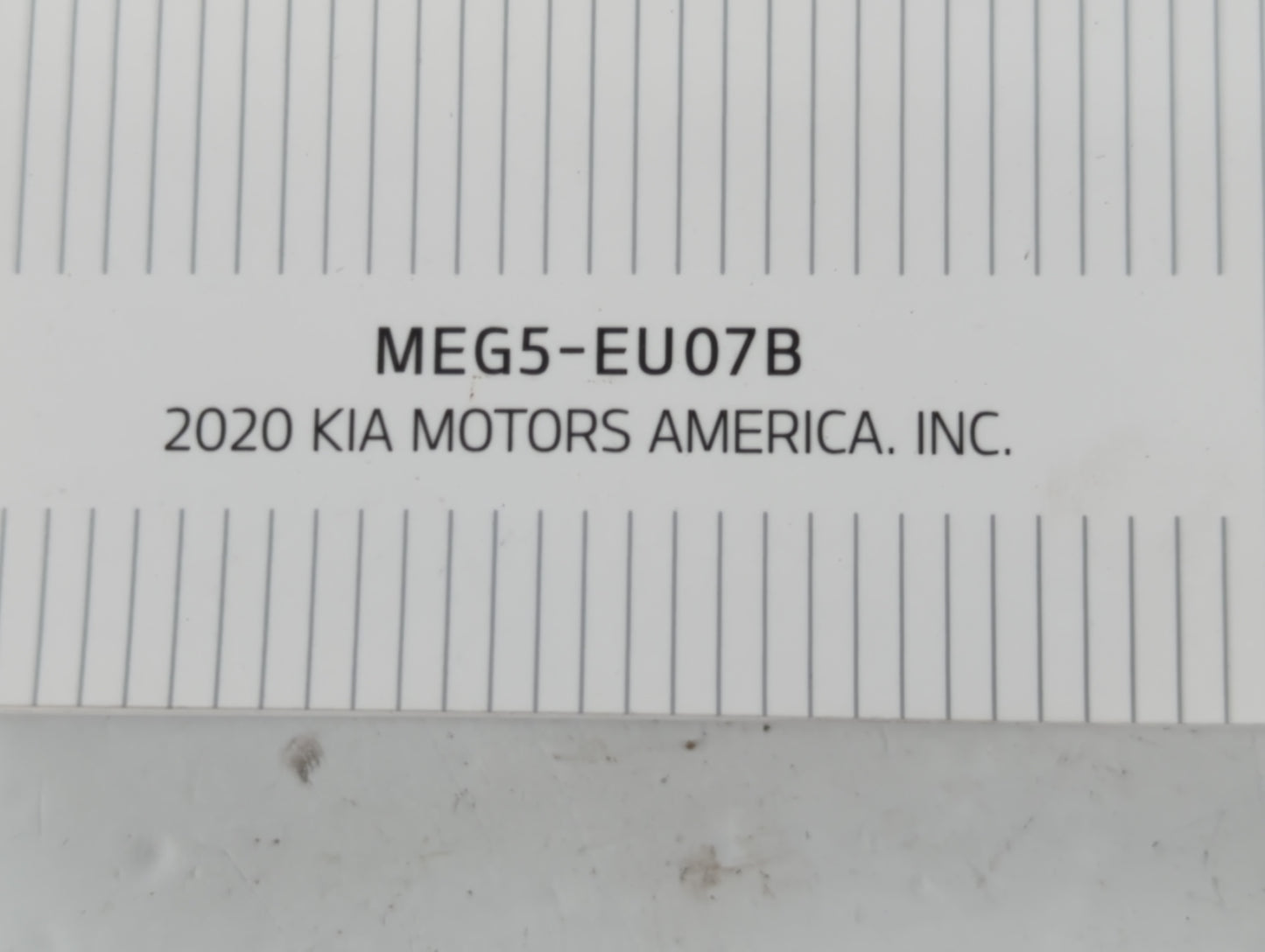 2021 Kia K5 Owners Manual Book Guide P/N:MEG5-EU07B OEM Used Auto Parts - Oemusedautoparts1.com