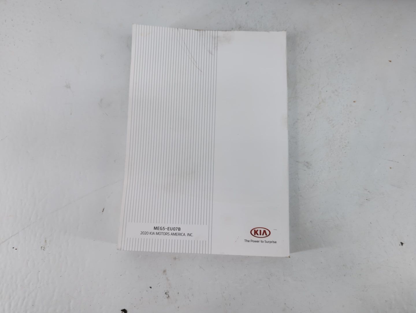 2021 Kia K5 Owners Manual Book Guide P/N:MEG5-EU07B OEM Used Auto Parts - Oemusedautoparts1.com