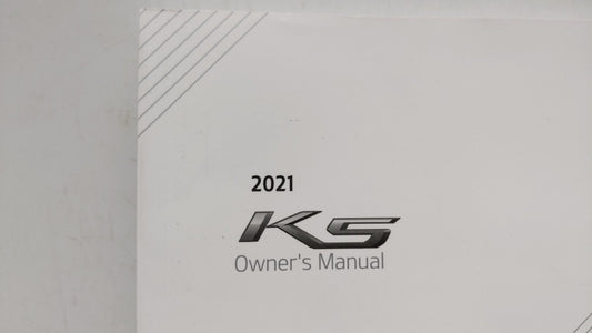 2021 Kia Optima Owners Manual Book Guide OEM Used Auto Parts