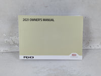 2021 Kia Rio Owners Manual Book Guide P/N:H9S5-EU11A OEM Used Auto Parts - Oemusedautoparts1.com