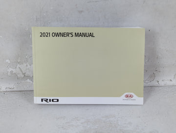 2021 Kia Rio Owners Manual Book Guide P/N:H9S5-EU11A OEM Used Auto Parts - Oemusedautoparts1.com