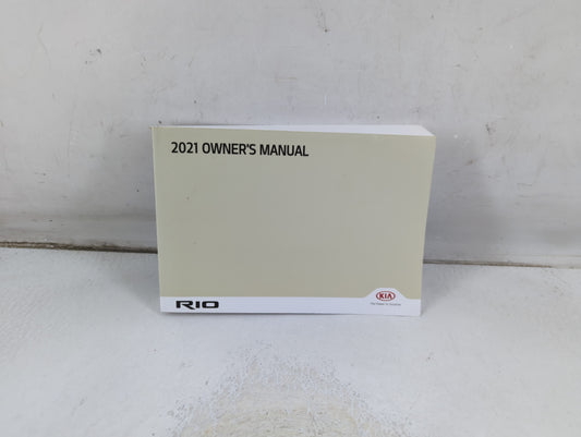 2021 Kia Rio Owners Manual Book Guide P/N:H9S5-EU0OA OEM Used Auto Parts - Oemusedautoparts1.com