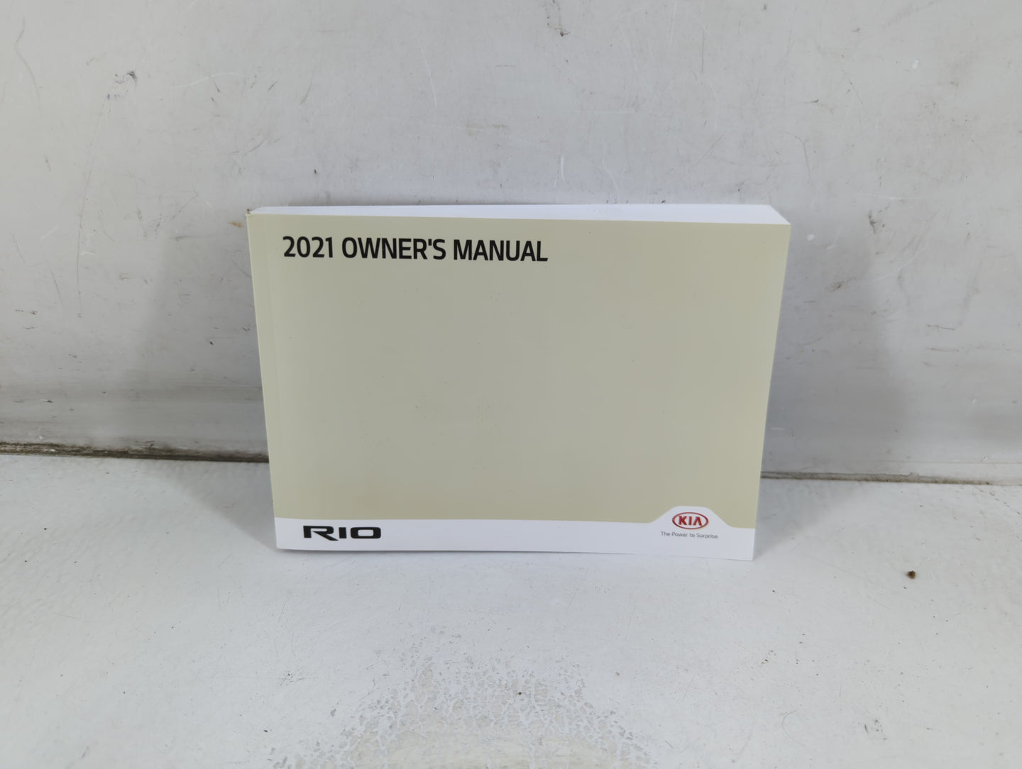 2021 Kia Rio Owners Manual Book Guide P/N:H9S5-EU16A OEM Used Auto Parts - Oemusedautoparts1.com