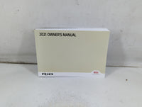 2021 Kia Rio Owners Manual Book Guide P/N:H9S5-EU16A OEM Used Auto Parts - Oemusedautoparts1.com