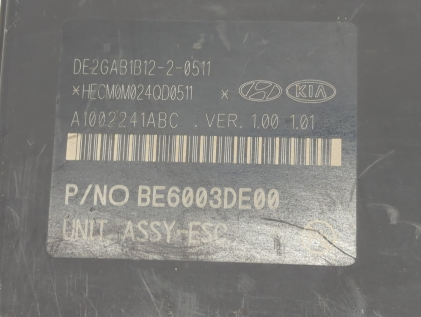 2021 Kia Rio ABS Pump Control Module Replacement P/N:BE6003DE00 A1002241ABC Fits OEM Used Auto Parts - Oemusedautoparts1.com