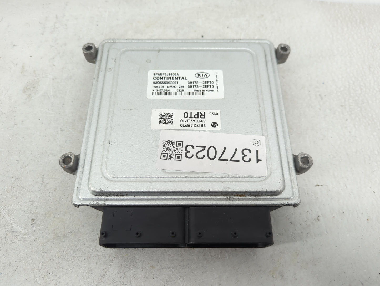 2021 Kia Seltos PCM Engine Control Computer ECU ECM PCU OEM P/N:39173-2EPT0 39172-2EPT0 Fits OEM Used Auto Parts - Oemusedau