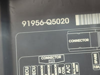 2021-2022 Kia Seltos Fusebox Fuse Box Panel Relay Module P/N:91956-Q5020 Fits Fits 2021 2022 OEM Used Auto Parts - Oemusedau