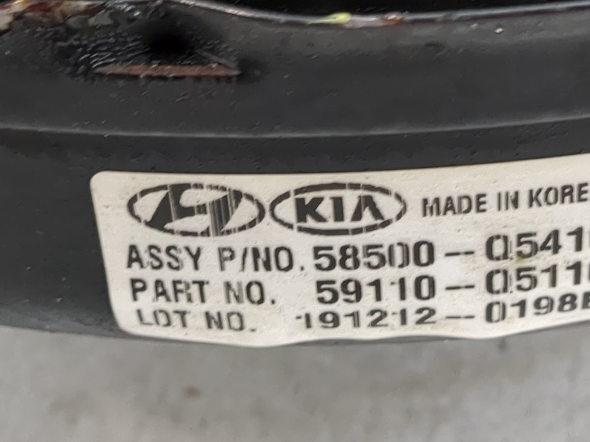 2021-2022 Kia Seltos Power Brake Booster Oem - Oemusedautoparts1.com