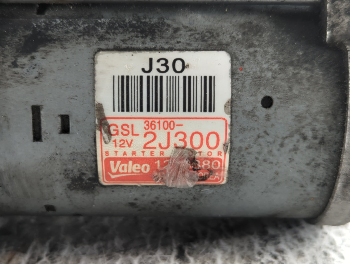 2021-2022 Kia Seltos Car Starter Motor Solenoid OEM P/N:36100-2J300 Fits Fits 2020 2021 2022 OEM Used Auto Parts - Oemusedau